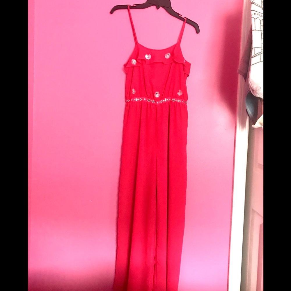 Tammy girl punch pink jumpsuit (11-12yrs)